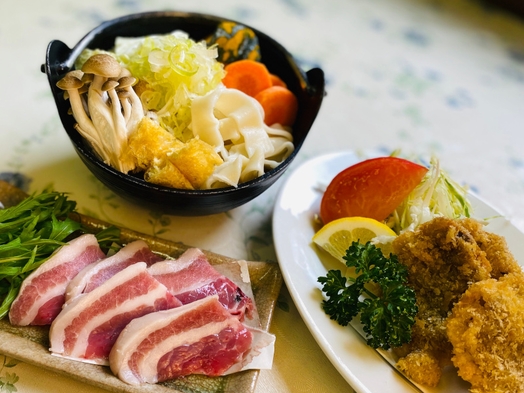 【ジビエ料理】シシ肉ほうとうプラン